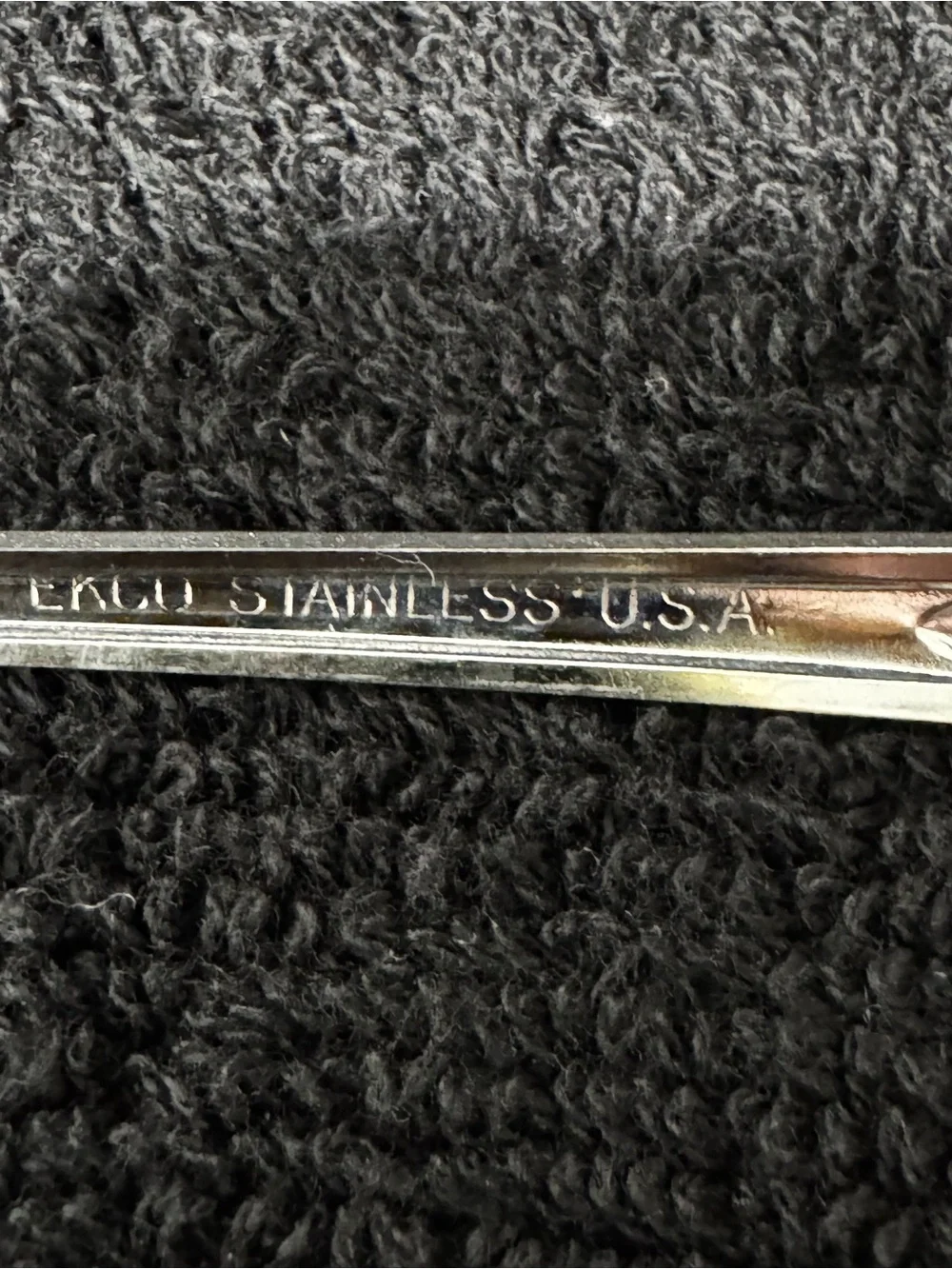 Vintage Ekco Chevron Cocktail Forks-set of 9